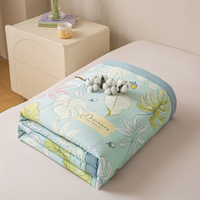 91家纺网 家纺一手货源 找家纺 爱屋及屋 2026新款水洗棉印花夏被夏凉被被子被芯 盛夏