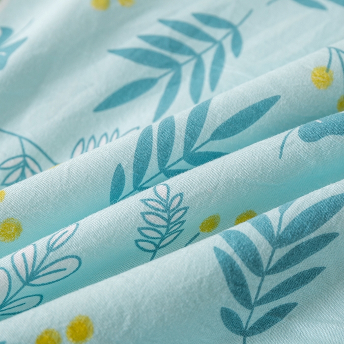 91家纺网 家纺一手货源 找家纺 爱屋及屋 2026新款水洗棉印花夏被夏凉被被子被芯 落落繁花