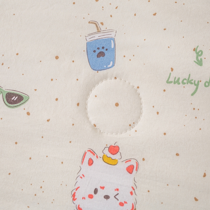 91家纺网 家纺一手货源 找家纺 爱屋及屋 2026新款水洗棉印花夏被夏凉被被子被芯 假日小狗