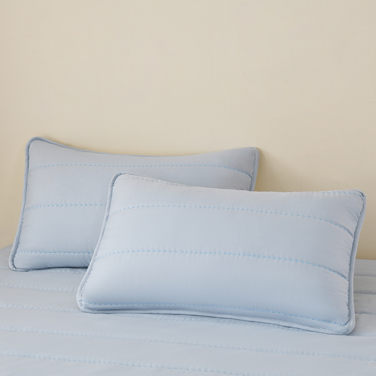 91家纺网 家纺一手货源 找家纺 （总）推推家纺 2026新款水洗棉床盖夏被四件套