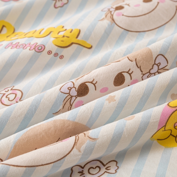 91家纺网 家纺一手货源 找家纺 爱屋及屋 2026新款水洗棉印花夏被夏凉被被子被芯 唐小佳