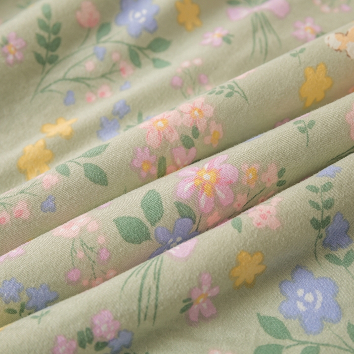 91家纺网 家纺一手货源 找家纺 爱屋及屋 2026新款水洗棉印花夏被夏凉被被子被芯 春意