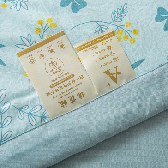 91家纺网 家纺一手货源 找家纺 爱屋及屋 2026新款水洗棉印花夏被夏凉被被子被芯 落落繁花