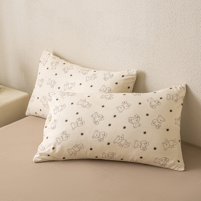 91家纺网 家纺一手货源 找家纺 爱屋及屋 2026新款水洗棉印花夏被夏凉被被子被芯 小熊博士