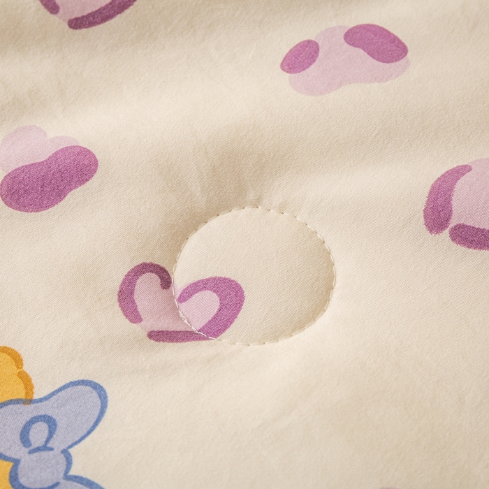 91家纺网 家纺一手货源 找家纺 爱屋及屋 2026新款水洗棉印花夏被夏凉被被子被芯 豹纹小熊