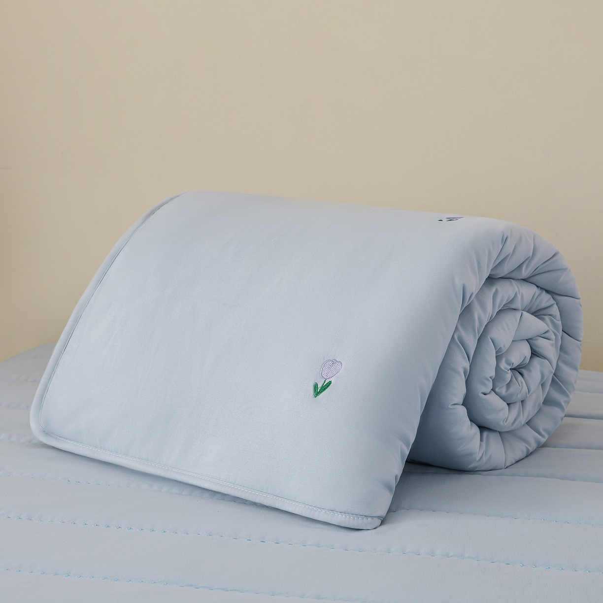 91家纺网 家纺一手货源 找家纺 （总）推推家纺 2026新款水洗棉床盖夏被四件套