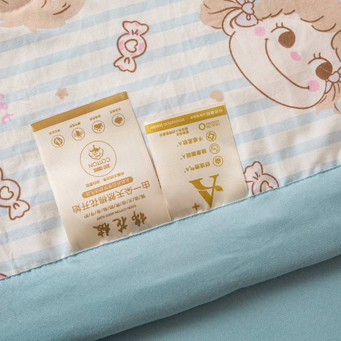 91家纺网 家纺一手货源 找家纺 爱屋及屋 2026新款水洗棉印花夏被夏凉被被子被芯 唐小佳