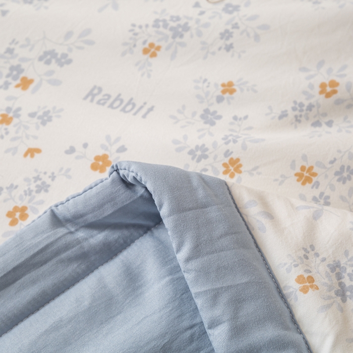 91家纺网 家纺一手货源 找家纺 爱屋及屋 2026新款水洗棉印花夏被夏凉被被子被芯 萌兔花园