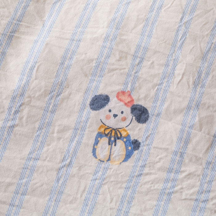 91家纺网 家纺一手货源 找家纺 爱屋及屋 2026新款水洗棉印花夏被夏凉被被子被芯 蛋糕小狗