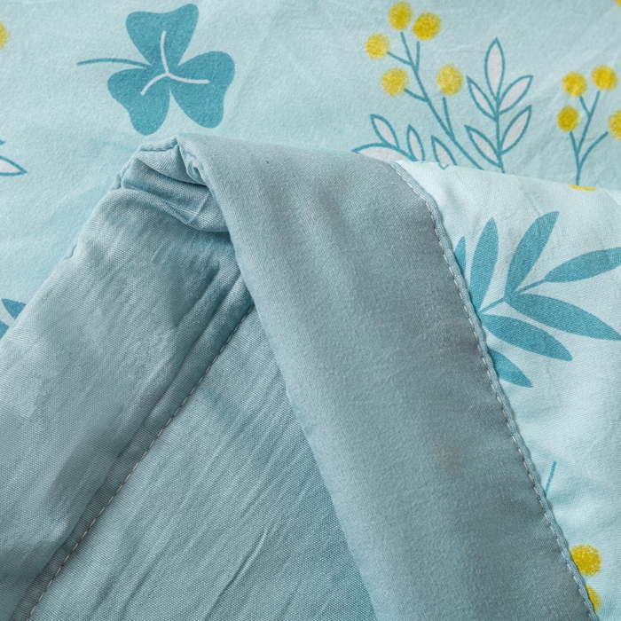 91家纺网 家纺一手货源 找家纺 爱屋及屋 2026新款水洗棉印花夏被夏凉被被子被芯 落落繁花