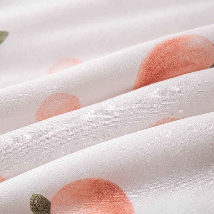 91家纺网 家纺一手货源 找家纺 爱屋及屋 2026新款水洗棉印花夏被夏凉被被子被芯 元气桃桃