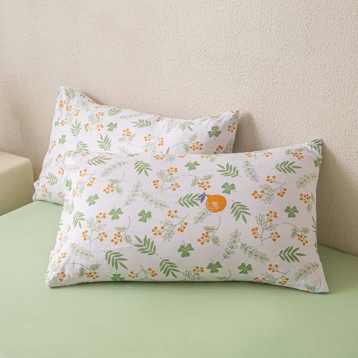 91家纺网 家纺一手货源 找家纺 爱屋及屋 2026新款水洗棉印花夏被夏凉被被子被芯 清新绿意