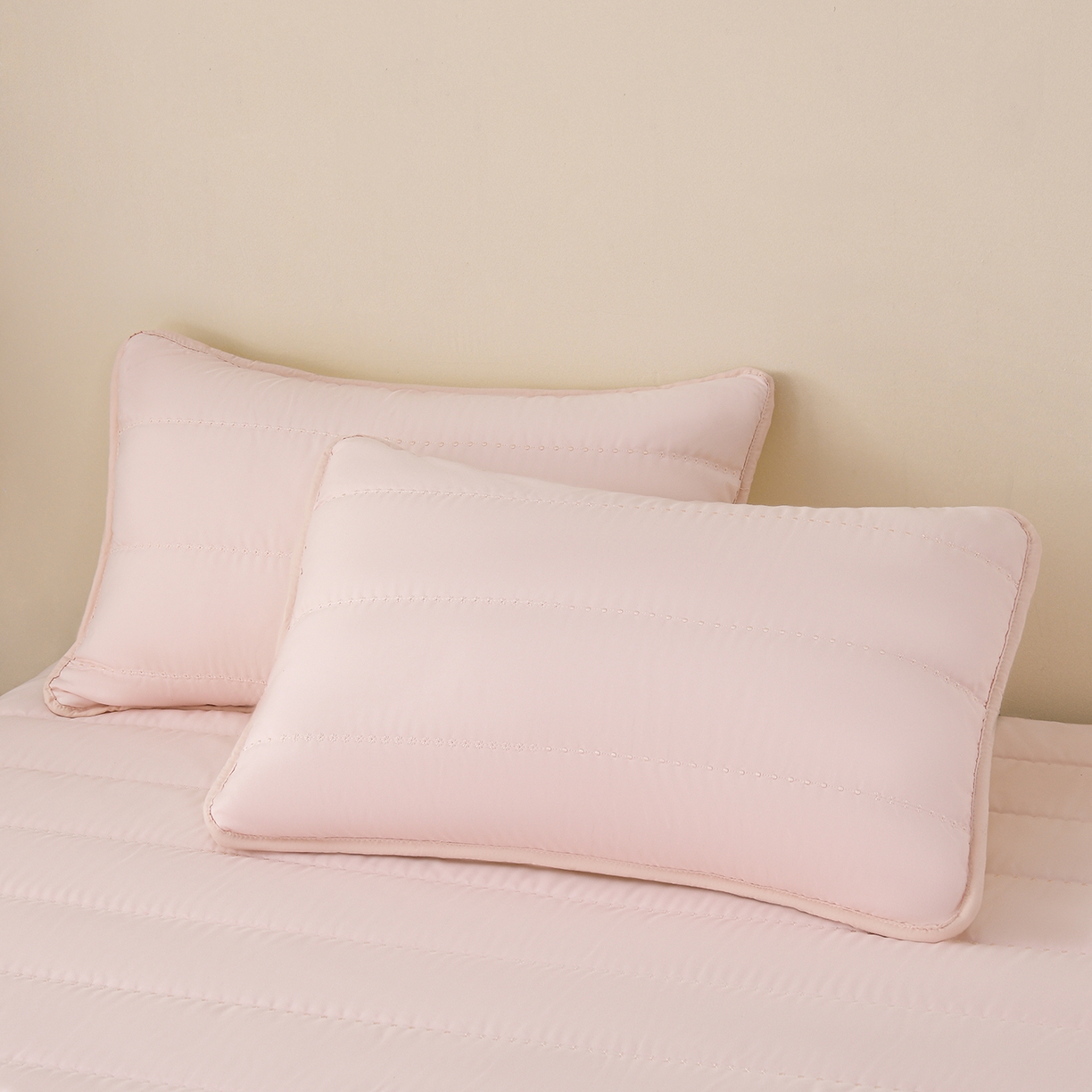 91家纺网 家纺一手货源 找家纺 推推家纺 2026新款水洗棉床盖夏被四件套 蝴蝶-粉色