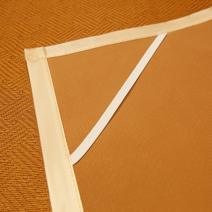 91家纺网 家纺一手货源 找家纺 大元 2026新款凉席刺绣艾草藤席 刺绣款-饼干花