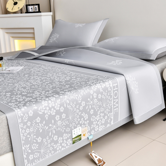 91家纺网 家纺一手货源 找家纺 （总）小牛 2024新款凉感乳胶席系列（床笠款）藤席冰丝席竹席凉席凉豆豆席