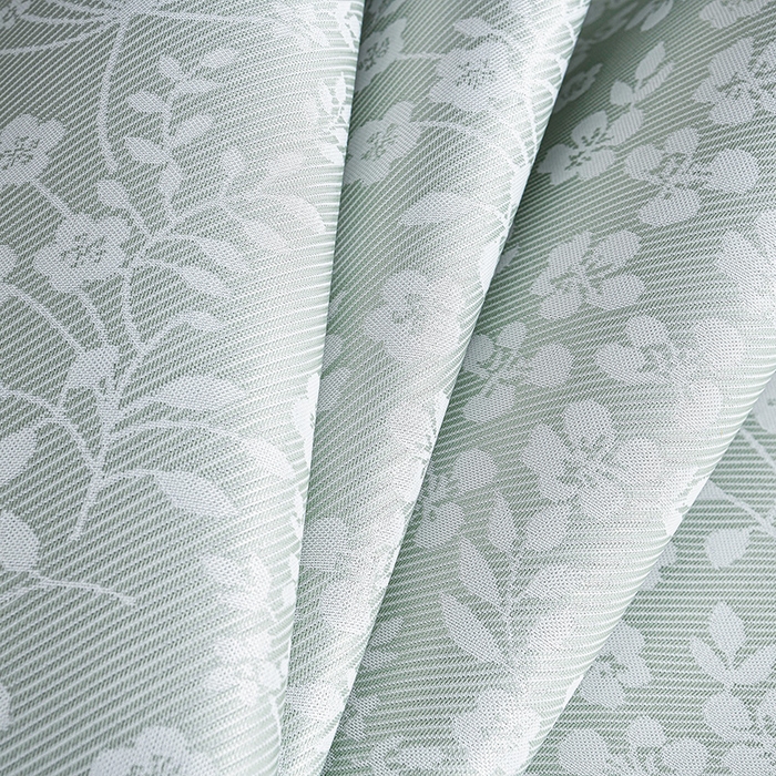 91家纺网 家纺一手货源 找家纺 小牛席业 2026春夏新款【实拍风格】PE凉感小碎花提花冰丝席 抹茶