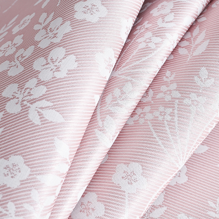 91家纺网 家纺一手货源 找家纺 小牛席业 2026春夏新款【实拍风格】PE凉感小碎花提花冰丝席 粉色