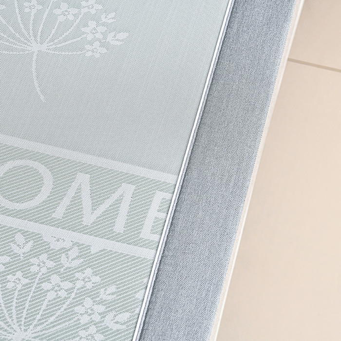 91家纺网 家纺一手货源 找家纺 小牛席业 2026春夏新款【实拍风格】PE凉感小碎花提花冰丝席 抹茶