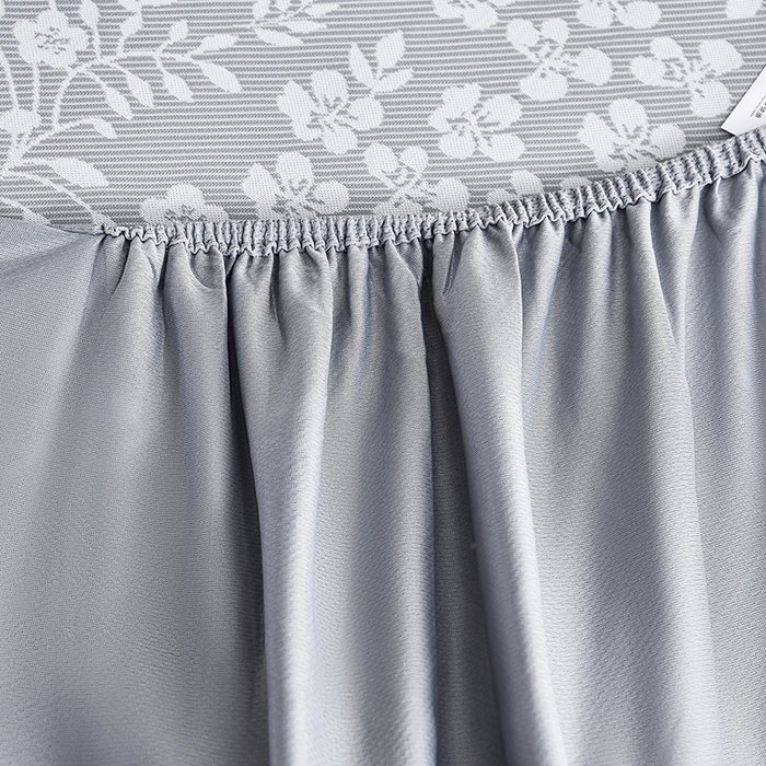 91家纺网 家纺一手货源 找家纺 （总）小牛席业 2026春夏新款【实拍风格】PE凉感小碎花提花冰丝席凉席席子（床笠款）