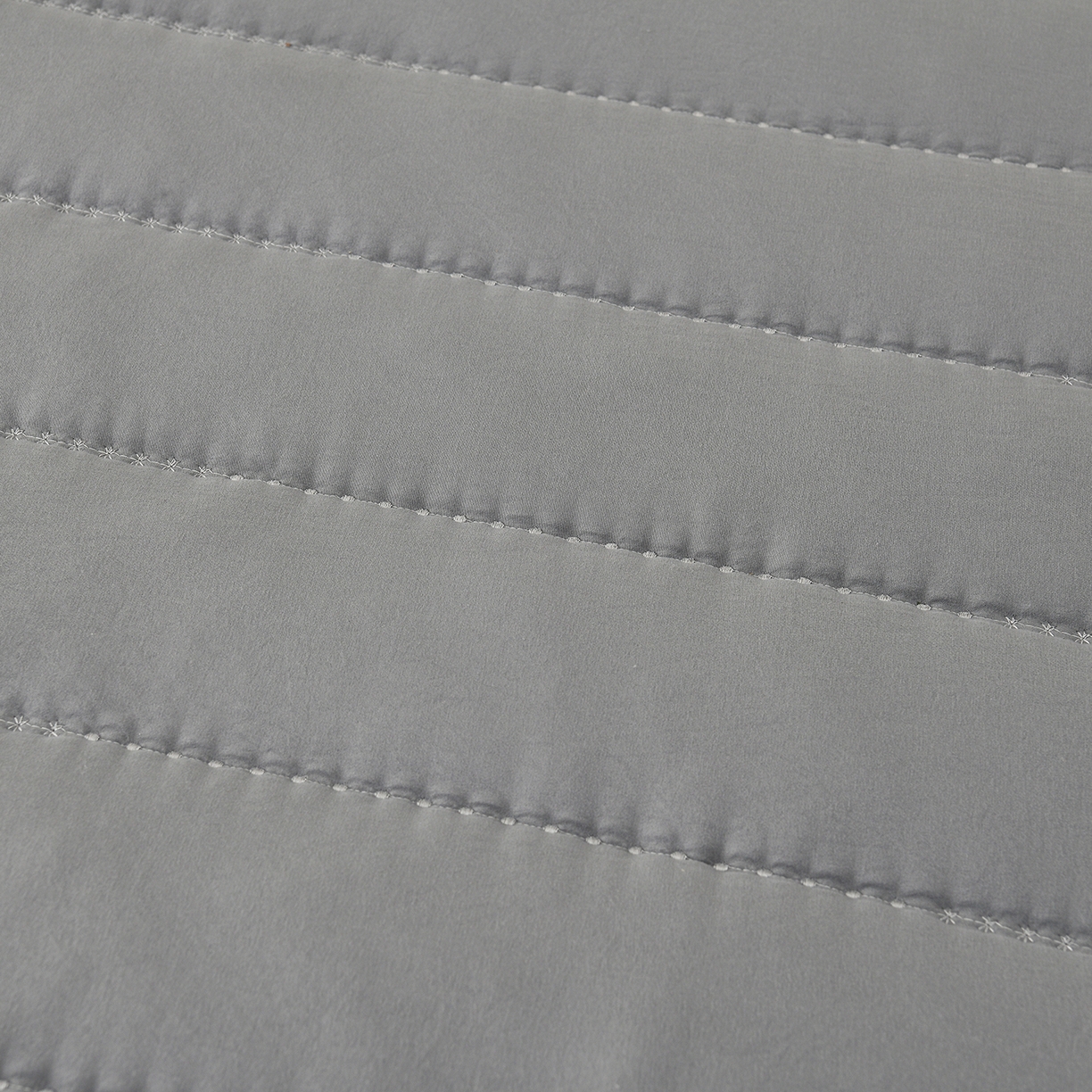 91家纺网 家纺一手货源 找家纺 推推家纺 2026新款水洗棉床盖夏被四件套 蝴蝶结-灰色