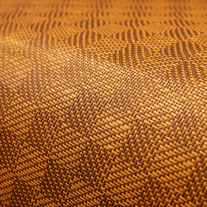 91家纺网 家纺一手货源 找家纺 大元 2026新款凉席刺绣艾草藤席 刺绣款-经典格