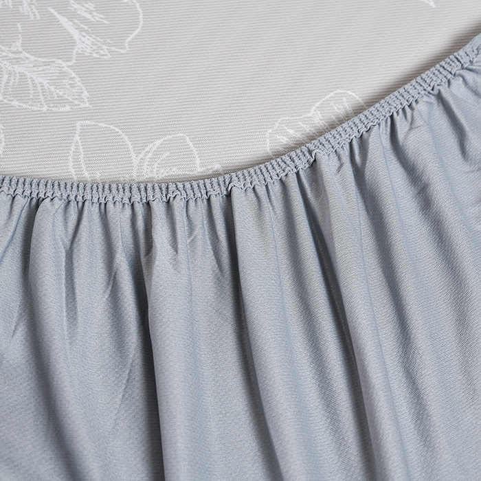 91家纺网 家纺一手货源 找家纺 小牛席业 2026春夏新款【实拍风格】PE凉感凉席席子-轻奢赫本（床笠款） 轻奢赫本-香槟