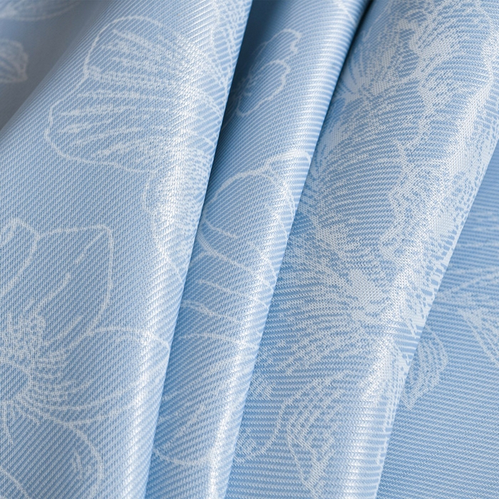 91家纺网 家纺一手货源 找家纺 小牛席业 2026春夏新款【实拍风格】PE凉感凉席席子-轻奢赫本（床笠款） 轻奢赫本-蓝色