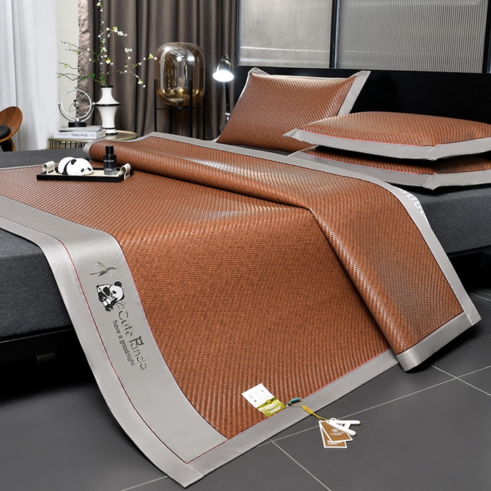 91家纺网 家纺一手货源 找家纺 （总）小牛 2024新款凉感乳胶席系列（床笠款）藤席冰丝席竹席凉席凉豆豆席