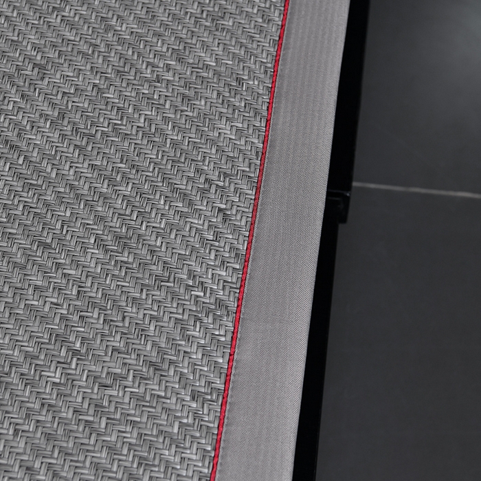 91家纺网 家纺一手货源 找家纺 小牛席业 2026春夏新款PE冷感霸王藤系列凉席席子（熊猫刺绣款） 熊猫刺绣款-灰色