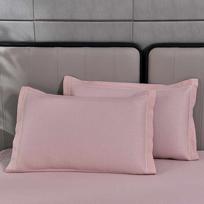 91家纺网 家纺一手货源 找家纺 小牛席业 2026春夏新款天鹅冷感豆豆席系列凉席席子-（床笠款） 天鹅冷感豆豆席系列-（床笠款）粉色