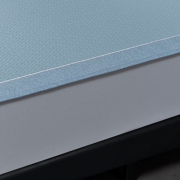 91家纺网 家纺一手货源 找家纺 小牛席业 2026春夏新款天鹅冷感豆豆席系列凉席席子-（床笠款） 天鹅冷感豆豆席系列-（床笠款）蓝色