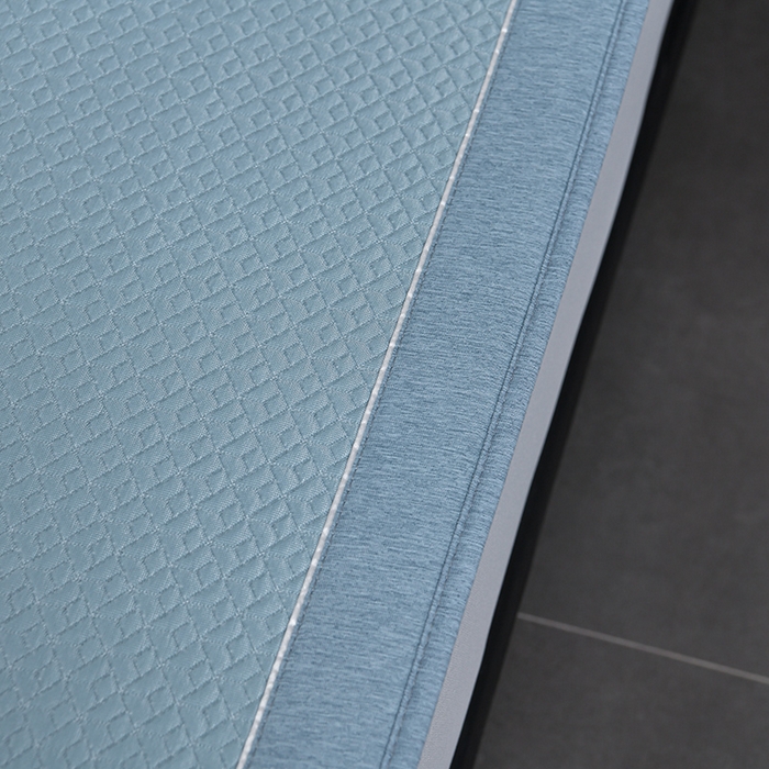 91家纺网 家纺一手货源 找家纺 小牛席业 2026春夏新款天鹅冷感豆豆席系列凉席席子-（床笠款） 天鹅冷感豆豆席系列-（床笠款）蓝色