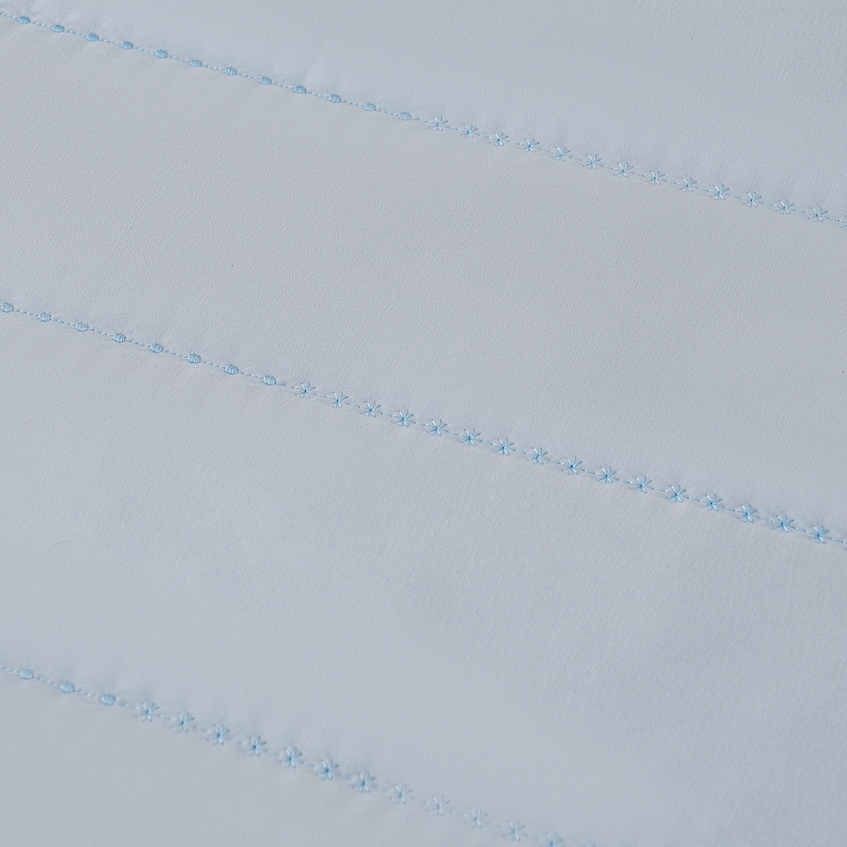 91家纺网 家纺一手货源 找家纺 推推家纺 2026新款水洗棉床盖夏被四件套 玫瑰-蓝色