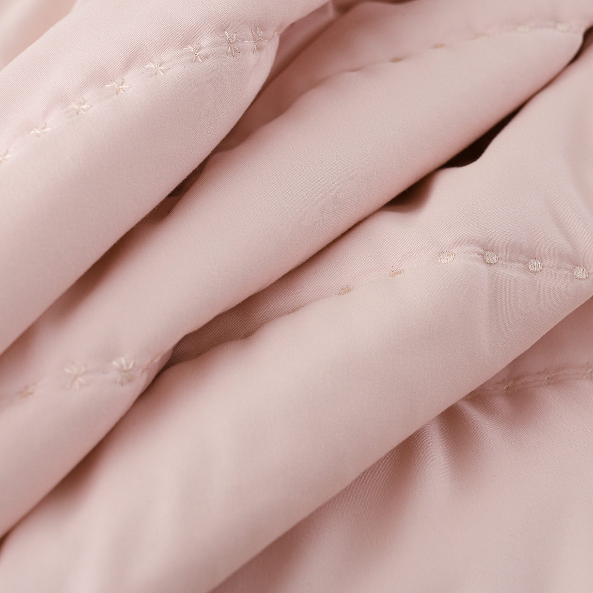 91家纺网 家纺一手货源 找家纺 推推家纺 2026新款水洗棉床盖夏被四件套 郁金香-粉色