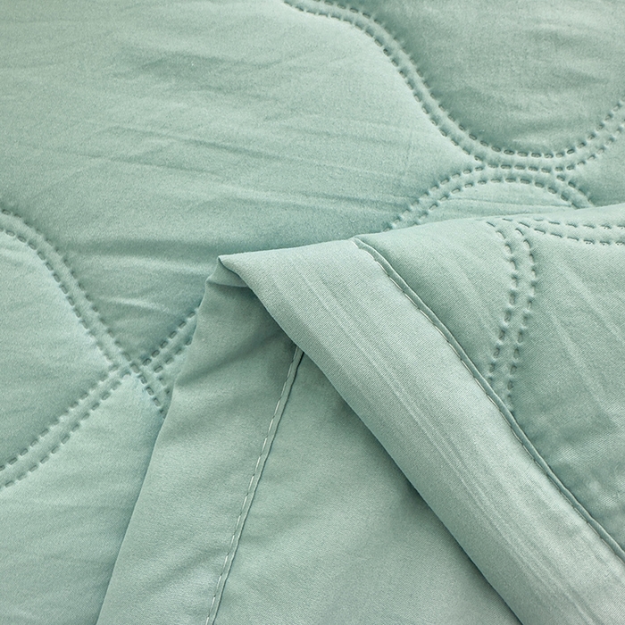 91家纺网 家纺一手货源 找家纺 坦客毯业 2026新款超声波夏被纯色水洗棉夏凉被批发赠品礼品被供货 宝石绿