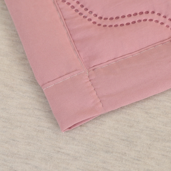 91家纺网 家纺一手货源 找家纺 坦客毯业 2026新款超声波夏被纯色水洗棉夏凉被批发赠品礼品被供货 夏被-豆沙