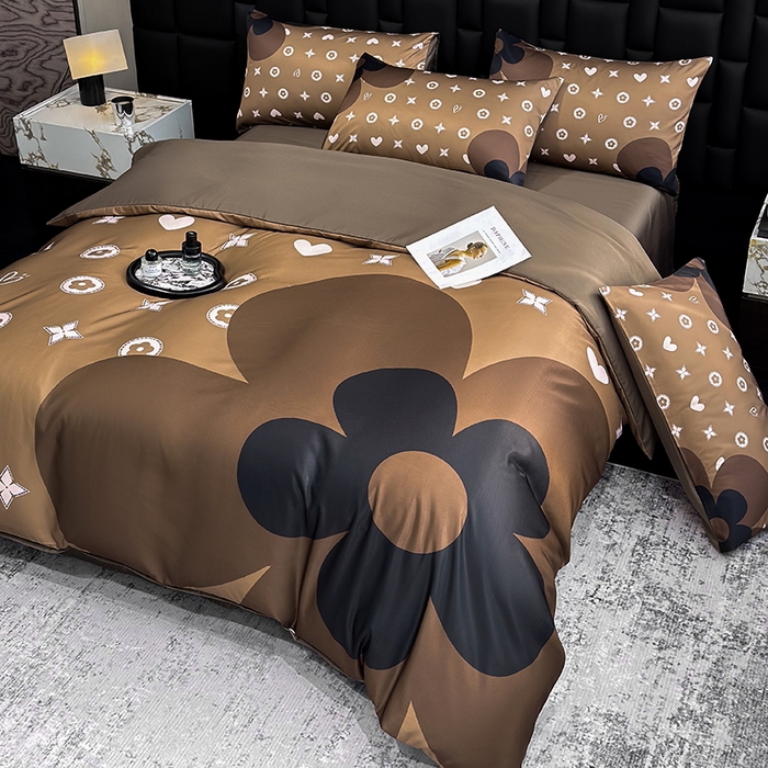 91家纺网 家纺一手货源 找家纺 （总）奥汀洛家纺 2026新款轻奢数码印花冰丝四件套