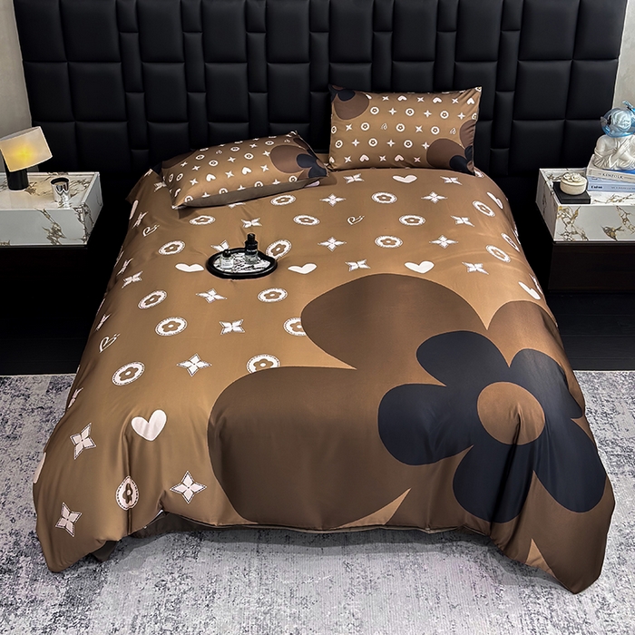 91家纺网 家纺一手货源 找家纺 （总）奥汀洛家纺 2026新款轻奢数码印花冰丝四件套