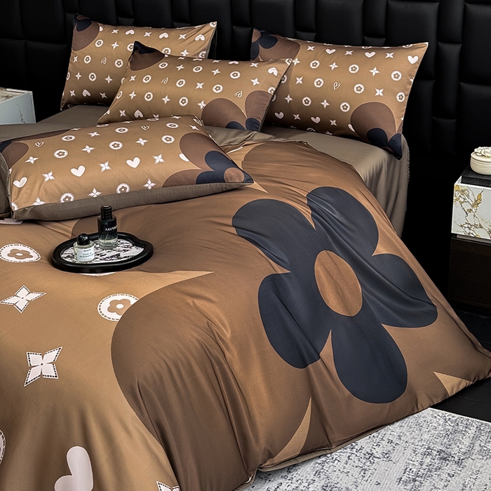 91家纺网 家纺一手货源 找家纺 （总）奥汀洛家纺 2026新款轻奢数码印花冰丝四件套