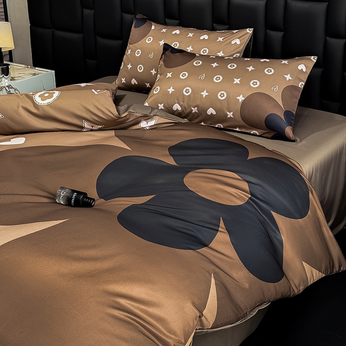 91家纺网 家纺一手货源 找家纺 （总）奥汀洛家纺 2026新款轻奢数码印花冰丝四件套