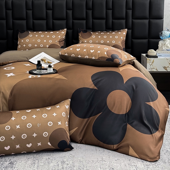 91家纺网 家纺一手货源 找家纺 （总）奥汀洛家纺 2026新款轻奢数码印花冰丝四件套