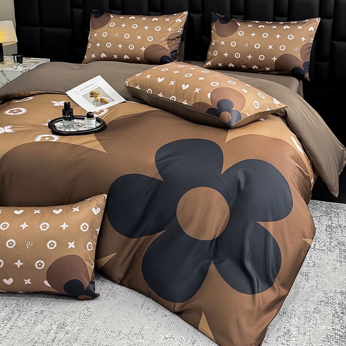 91家纺网 家纺一手货源 找家纺 （总）奥汀洛家纺 2026新款轻奢数码印花冰丝四件套