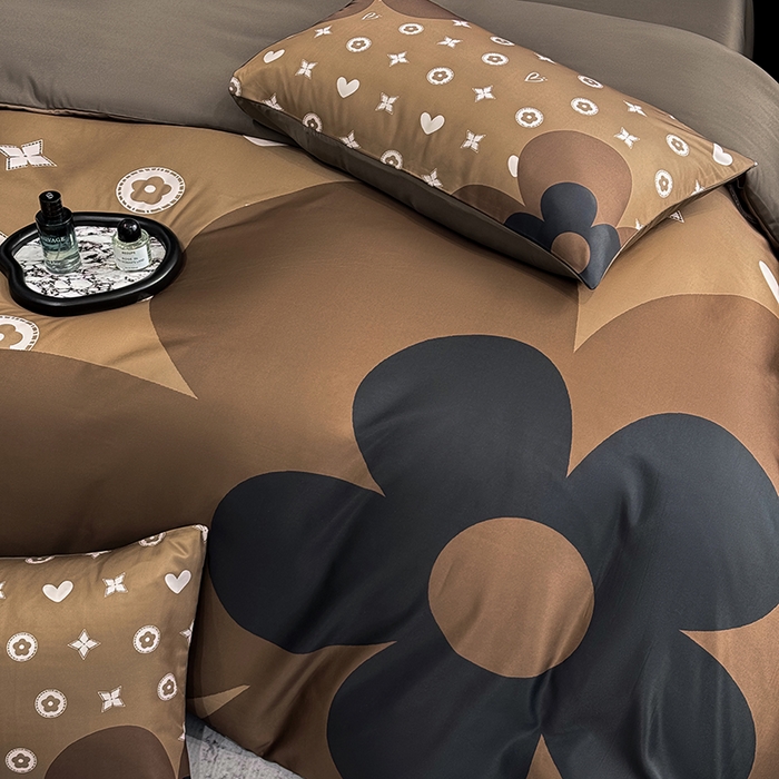 91家纺网 家纺一手货源 找家纺 （总）奥汀洛家纺 2026新款轻奢数码印花冰丝四件套