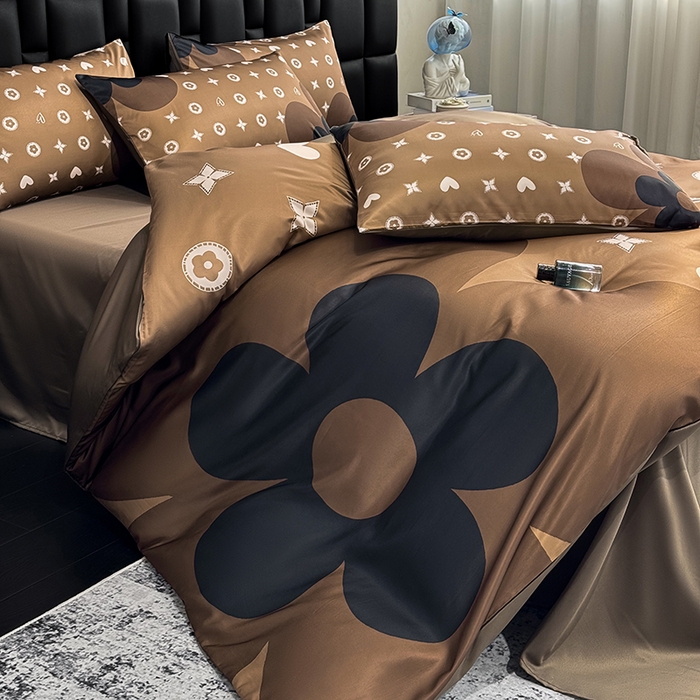 91家纺网 家纺一手货源 找家纺 （总）奥汀洛家纺 2026新款轻奢数码印花冰丝四件套