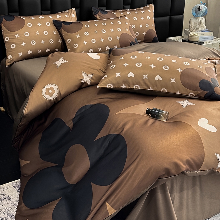 91家纺网 家纺一手货源 找家纺 （总）奥汀洛家纺 2026新款轻奢数码印花冰丝四件套