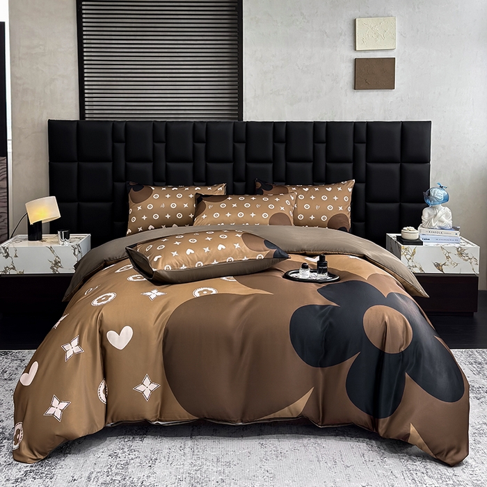 91家纺网 家纺一手货源 找家纺 （总）奥汀洛家纺 2026新款轻奢数码印花冰丝四件套