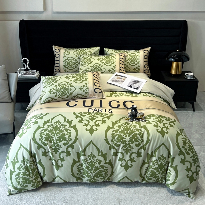 91家纺网 家纺一手货源 找家纺 （总）奥汀洛家纺 2026新款轻奢数码印花冰丝四件套