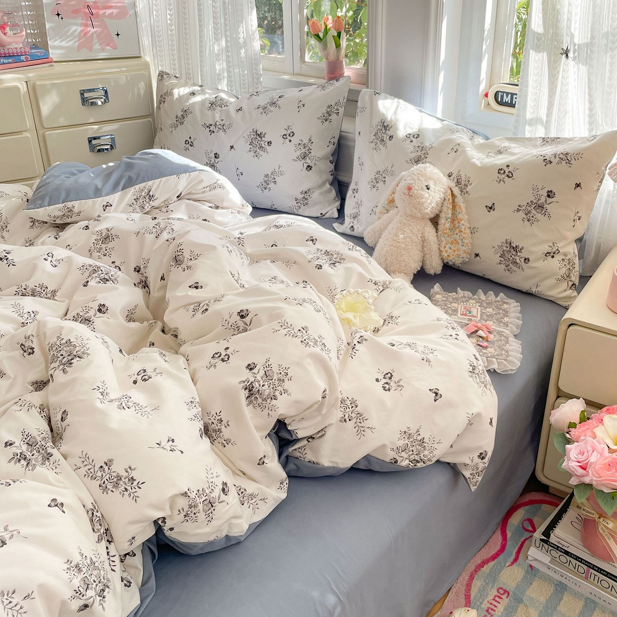 91家纺网 家纺一手货源 找家纺 （总）卡斯诺家纺馆 2026新款古法水洗仿棉四件套（下载文件包含买家秀）