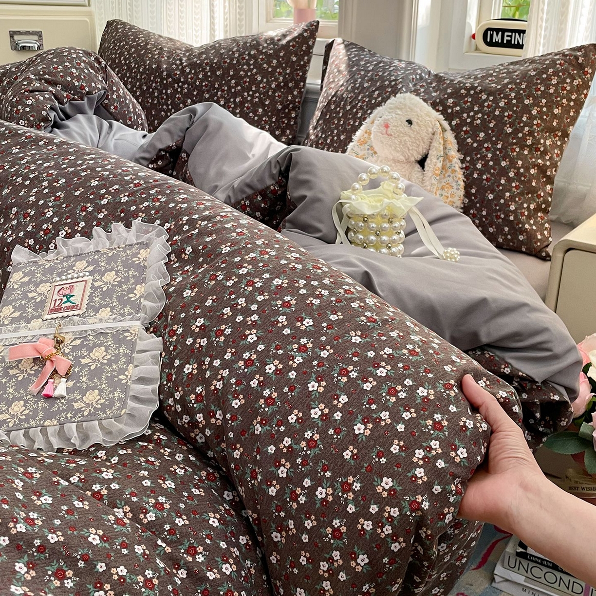 91家纺网 家纺一手货源 找家纺 （总）卡斯诺家纺馆 2026新款古法水洗仿棉四件套（下载文件包含买家秀）