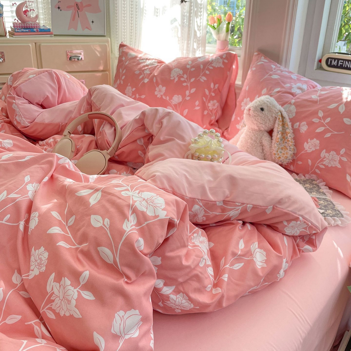 91家纺网 家纺一手货源 找家纺 卡斯诺家纺馆 2026新款古法水洗仿棉四件套（下载文件包含买家秀） 暖影